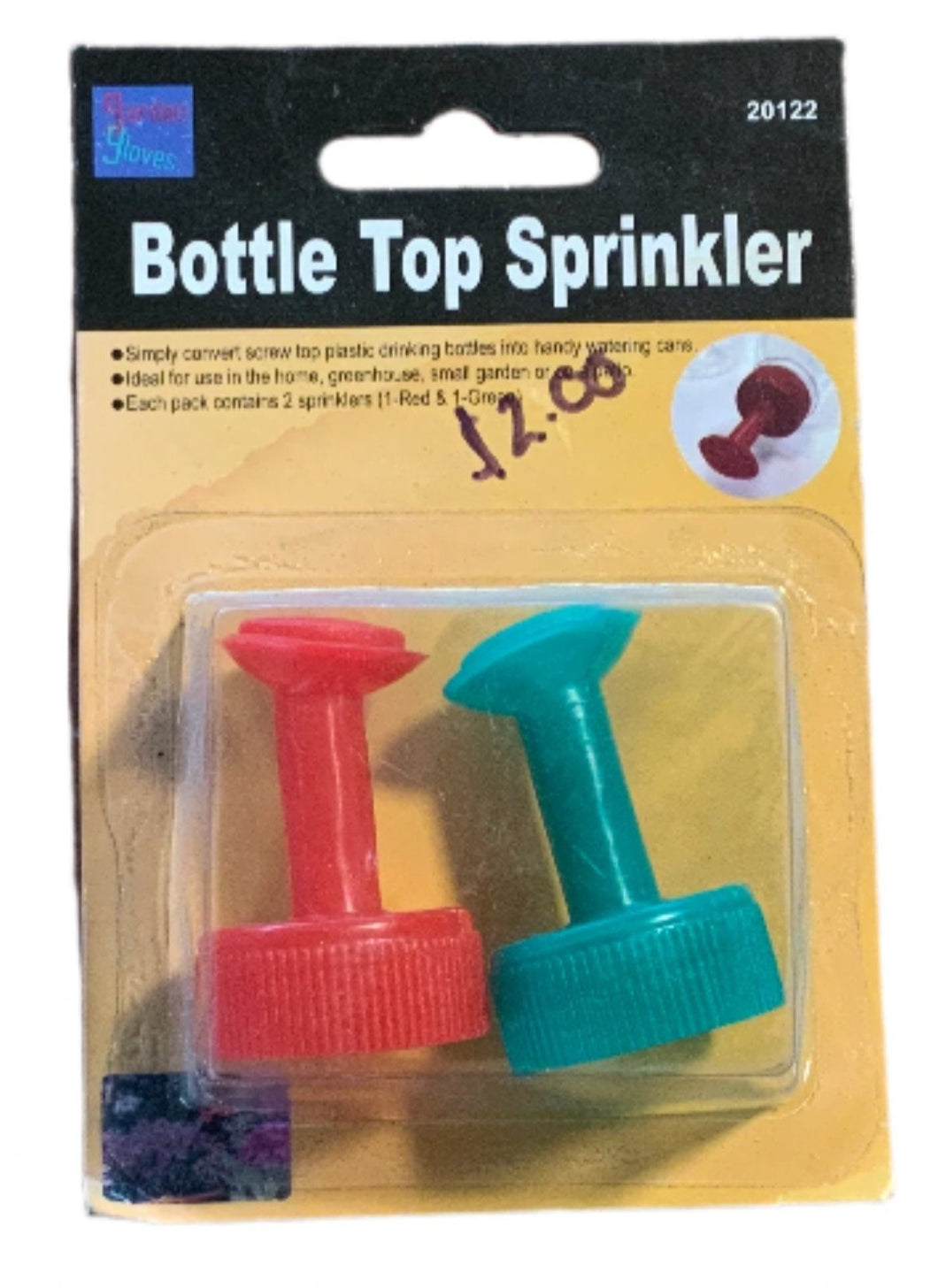 Garden Gloves Bottle Top Sprinkler