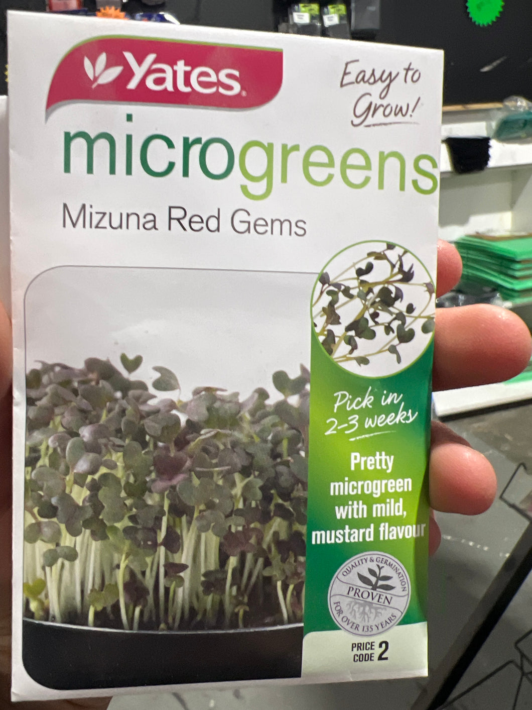 Mizuna Red Gems