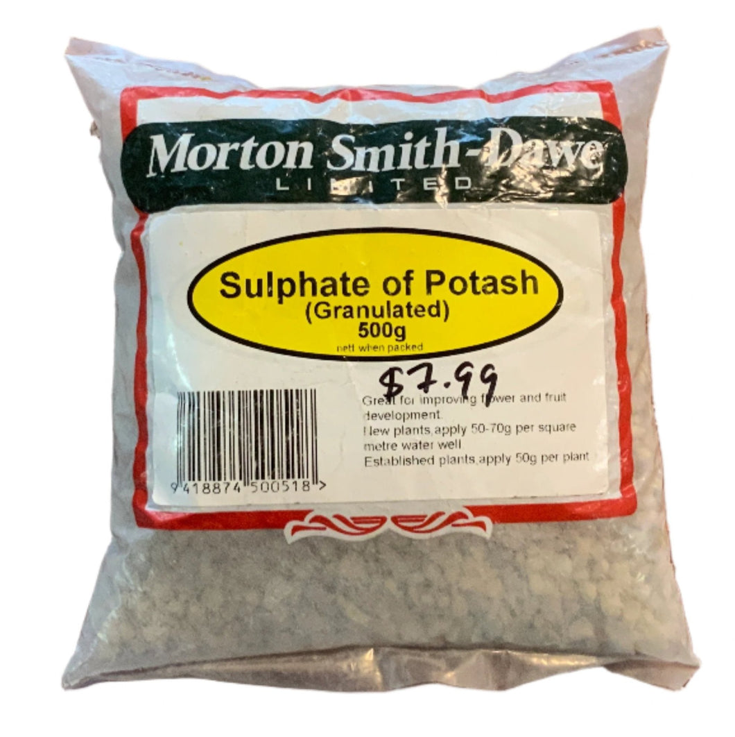 Morton Smith Dawe Sulphate Of Potash 500g Granulated