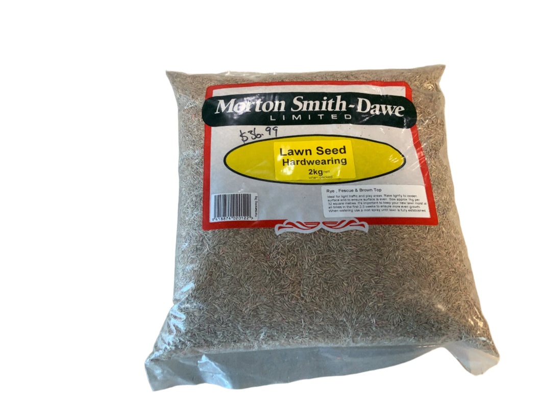 Morton Smith Dawe Lawn Seed Hardwearing 2KG